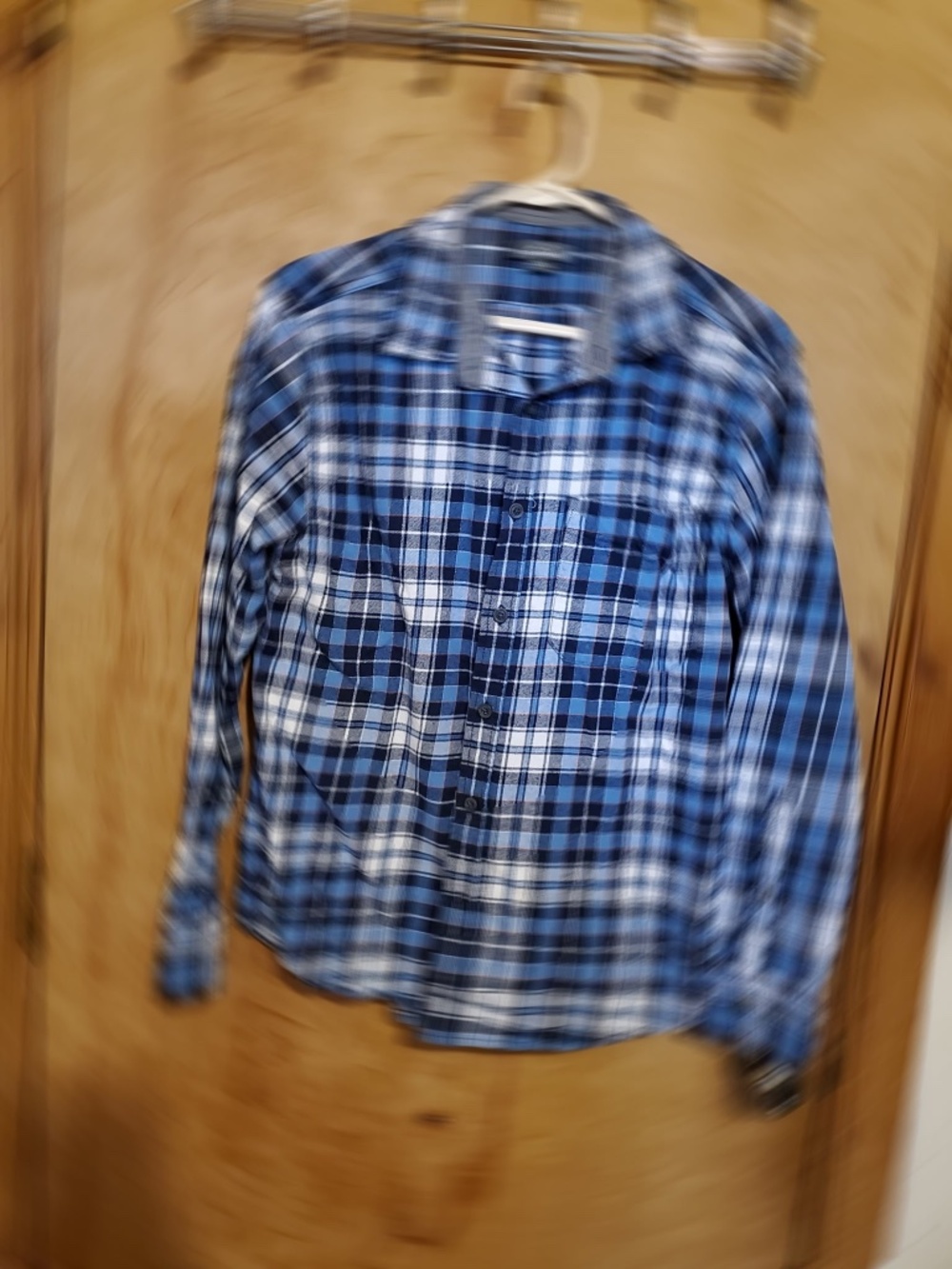 #765 Mens flannel shirt by Eddie Bauer